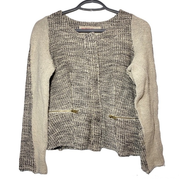 ANTHROPOLOGIE Cartonnier Tweed Jacket size M - Picture 1 of 6